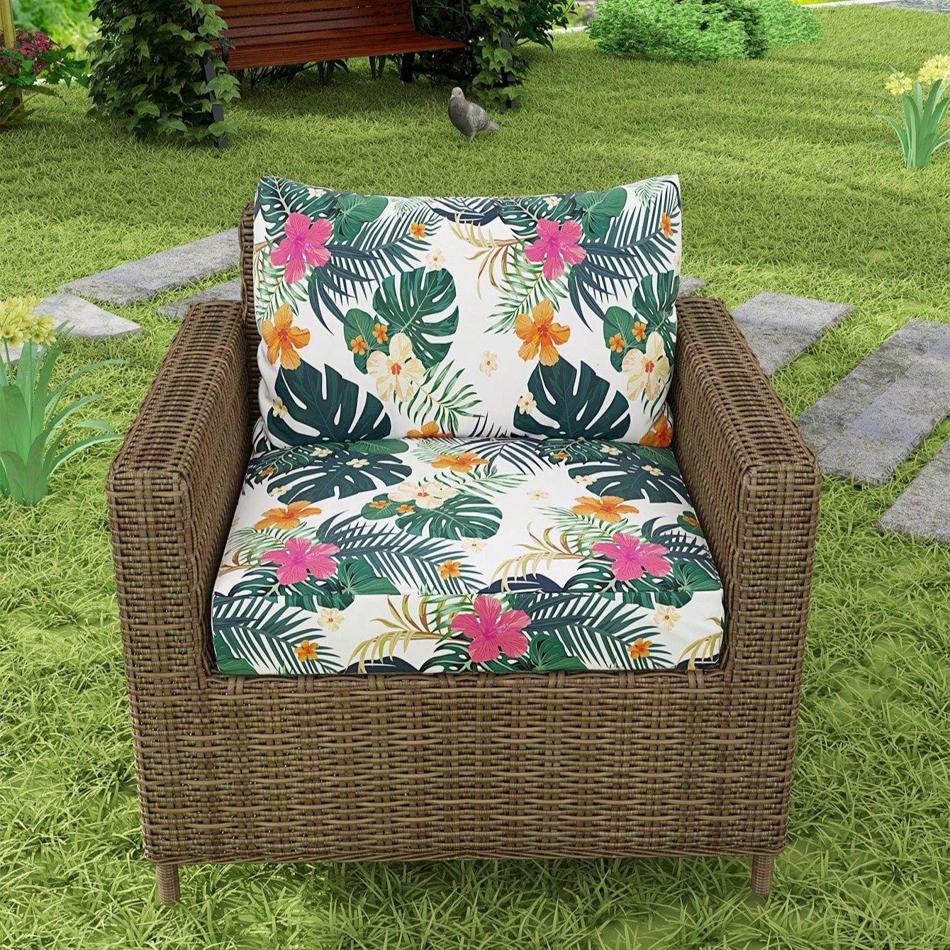 PatioLux Cushion Cover - fabric texture close-up