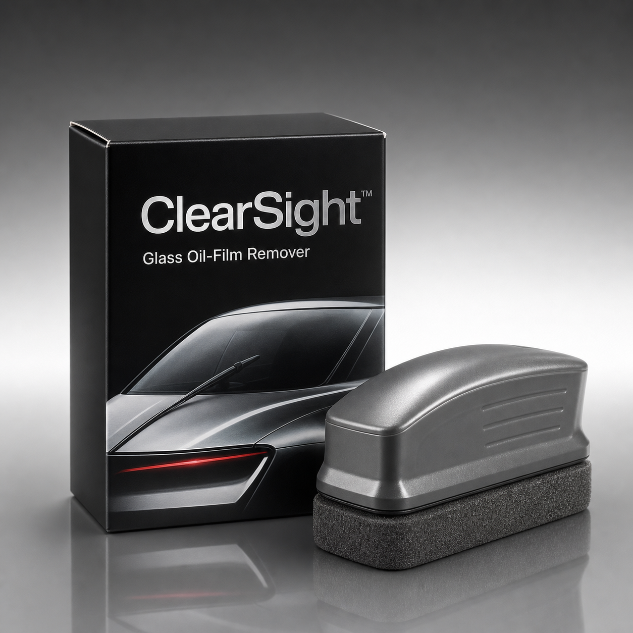 ClearSight glass oil-film remover kit with applicator