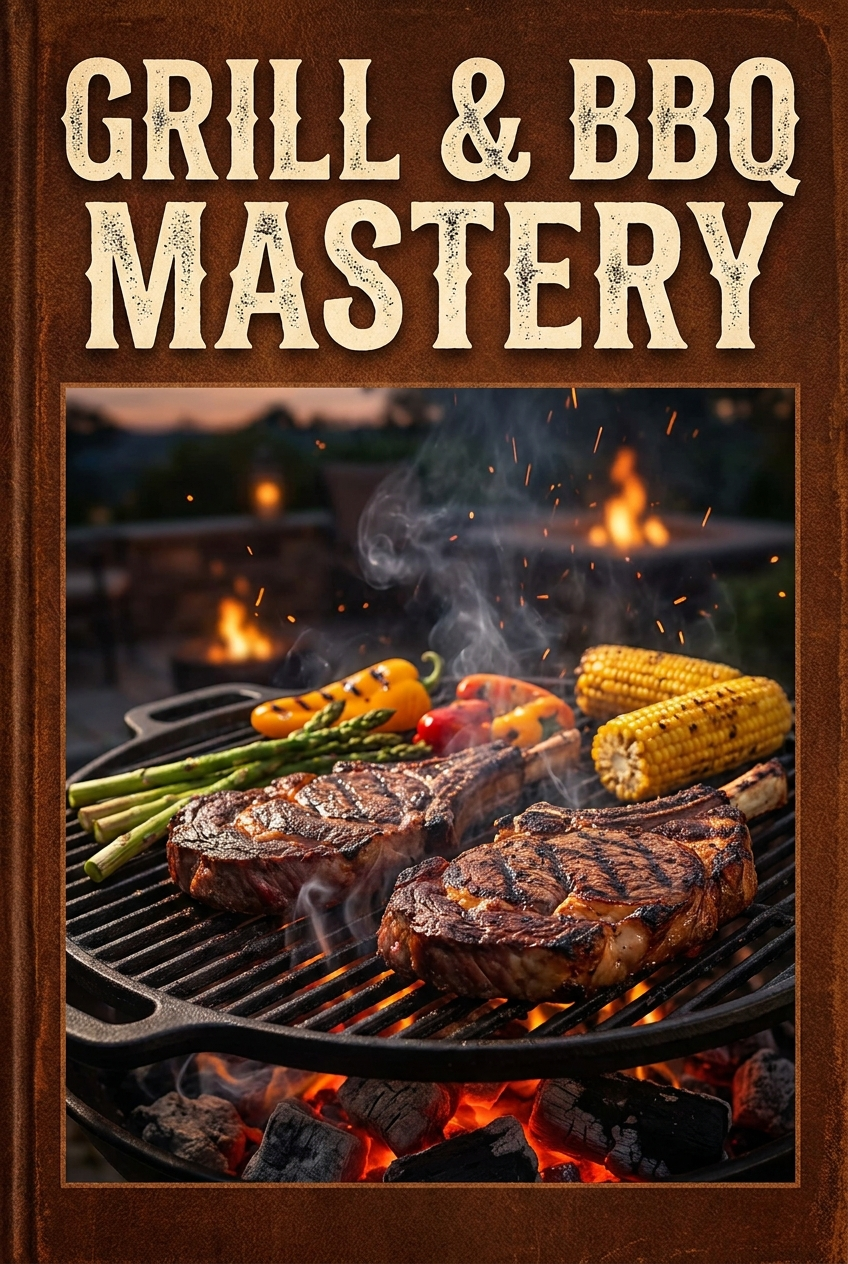 Grill and BBQ Mastery ebook cover