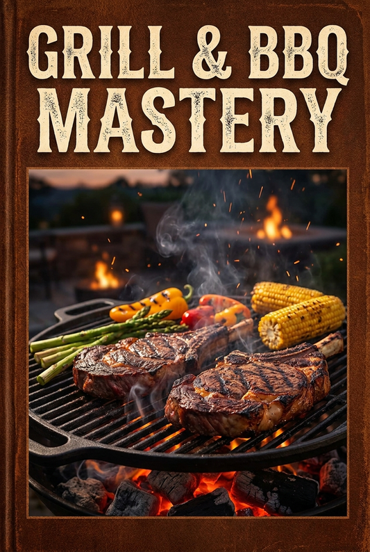 Grill and BBQ Mastery ebook cover