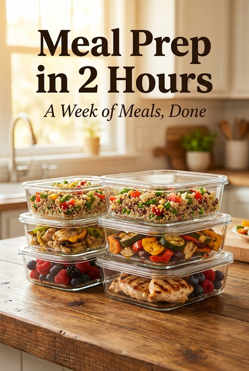 Meal Prep in 2 Hours ebook cover