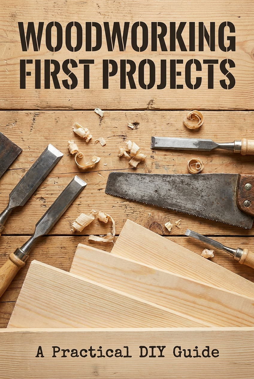Woodworking First Projects ebook cover