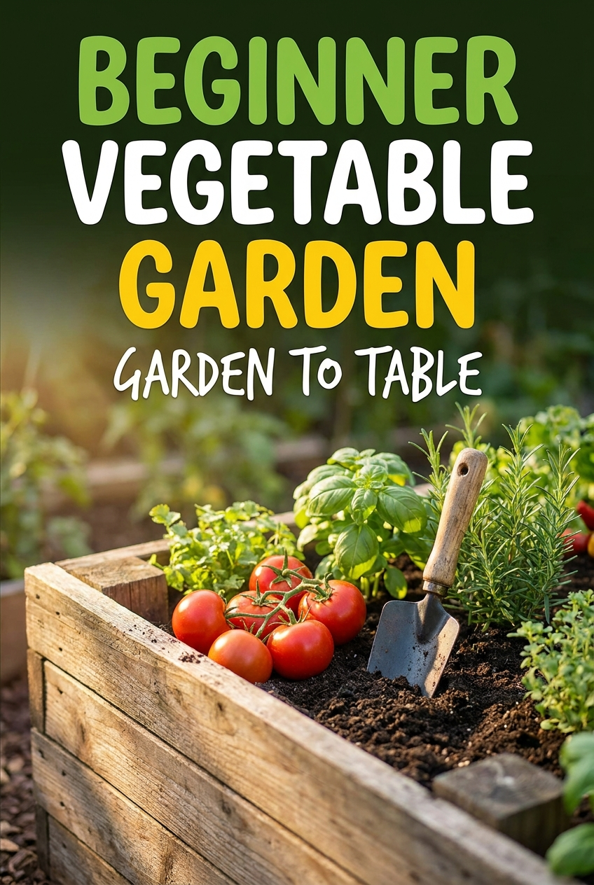 Beginner Vegetable Garden ebook cover