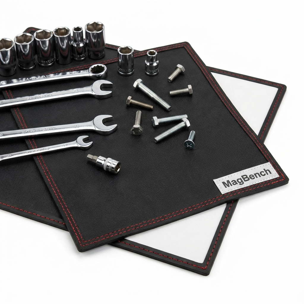 MagBench branded magnetic tool mat
