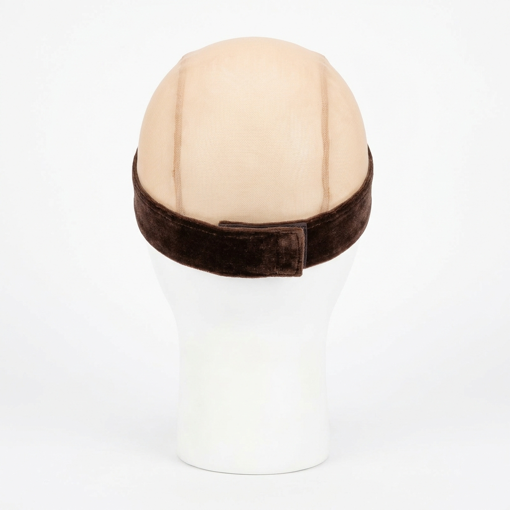 GripLuxe wig cap back with adjustable tab