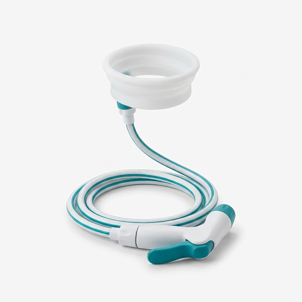 RinseFlow slip-on collar and hose