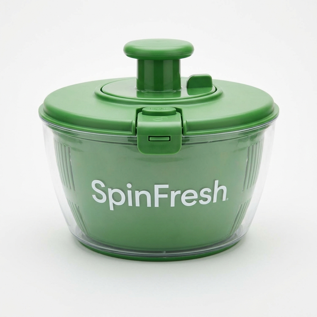 SpinFresh salad spinner branded
