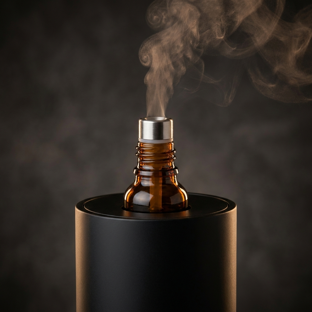 AeroMist oil bottle attachment detail
