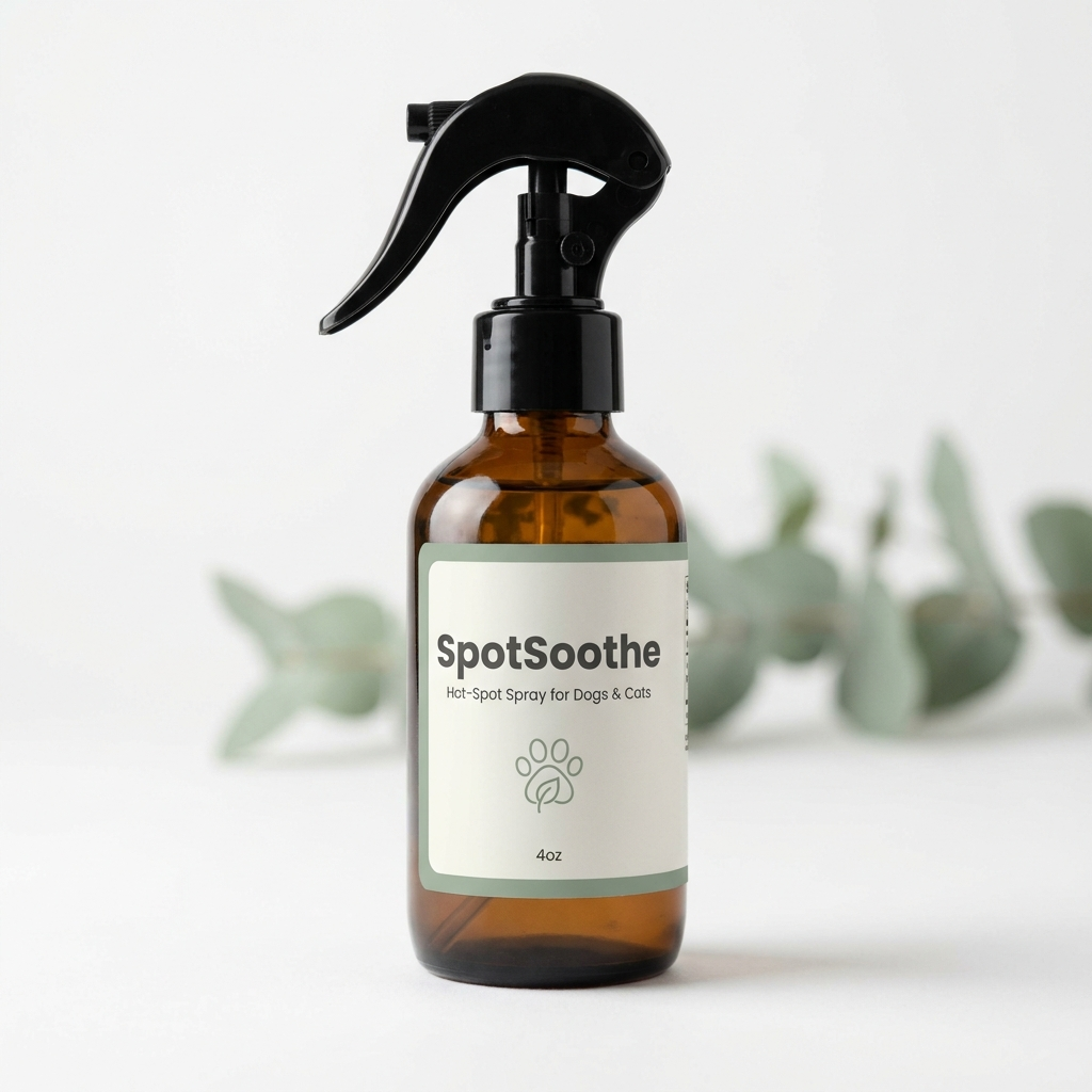 SpotSoothe Hot-Spot Spray 4oz bottle for dogs and cats