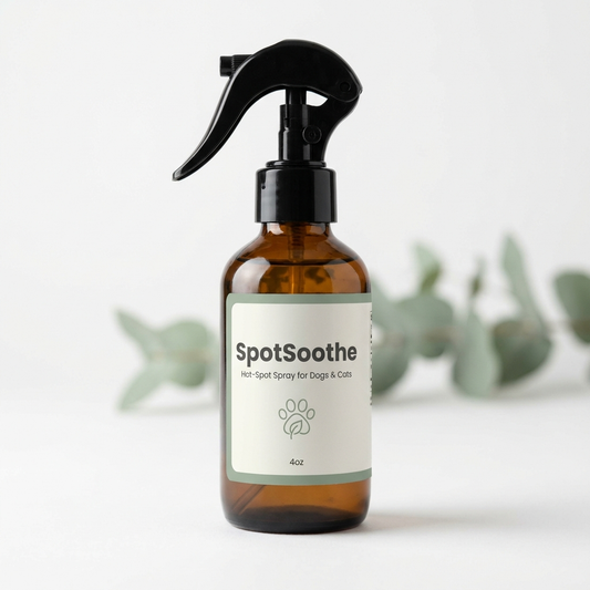 SpotSoothe Hot-Spot Spray 4oz bottle for dogs and cats