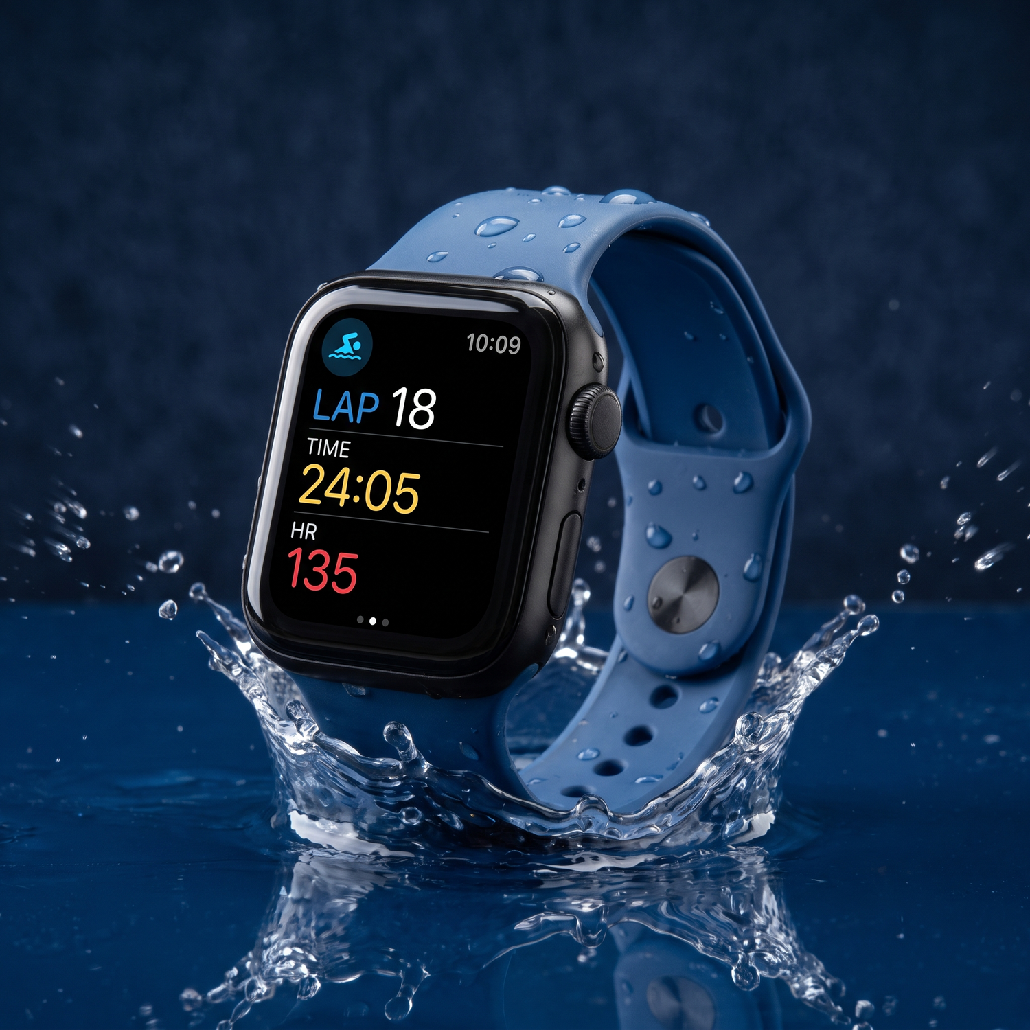 VitalPulse smart watch water resistance splash