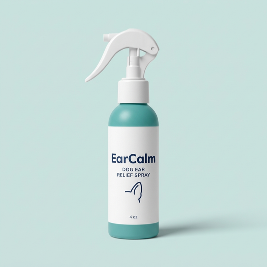 EarCalm Relief Spray 4oz dog ear spray bottle