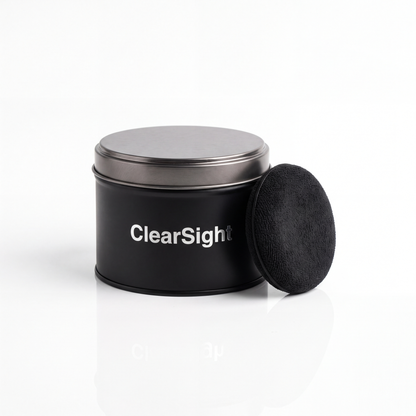 ClearSight tin — studio white background